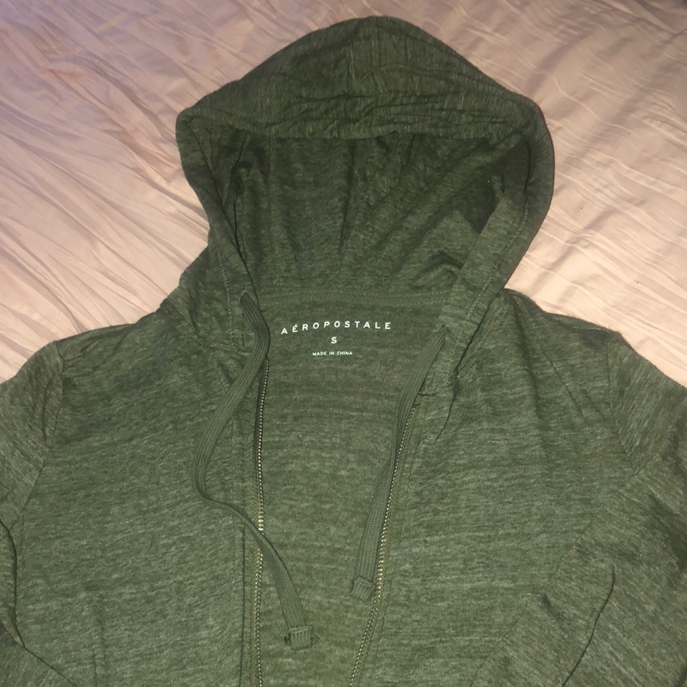 Dark green Aeropostale zip up